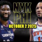 Teilnehmer: 76ers gegen New York Knicks Spielerstatistiken Spiel